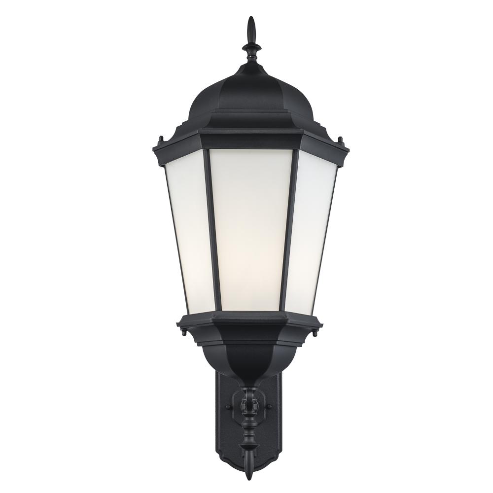 3LT LRG UP WALL LANTERN-WH FRO